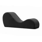 Avana elegante chaise longue voor yoga - Gemaakt in de VS - Ideaal voor stretchen, ontspanning, sporten en meer, 60D x 18W x 26H inch, lichtgrijs
