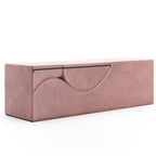 Avana Kami verstellbare Chaiselongue / Yoga und Massage – 2-in-1-Sitzhocker mit verborgenem ausklappbarem Yoga-Loungesessel, Mikrovelours – N/A