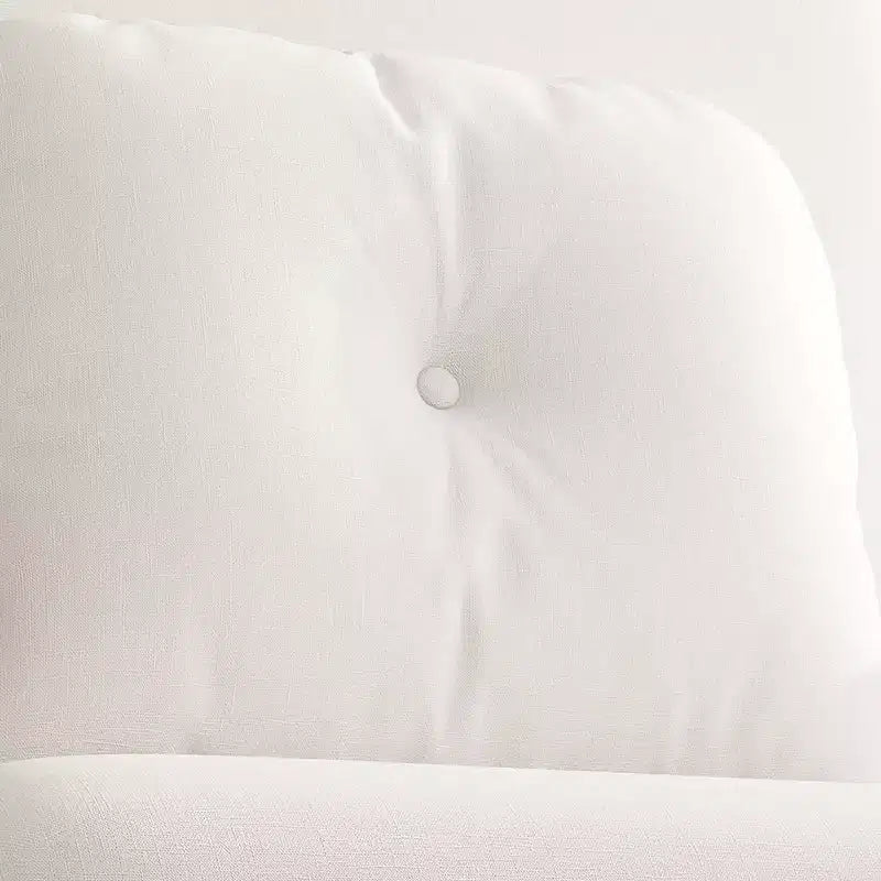 Canapé-lit pliant 3-en-1, fauteuil convertible avec dossier réglable en 5 positions et coussin, couchage gain de place pour salon, chambre et bureau (blanc)