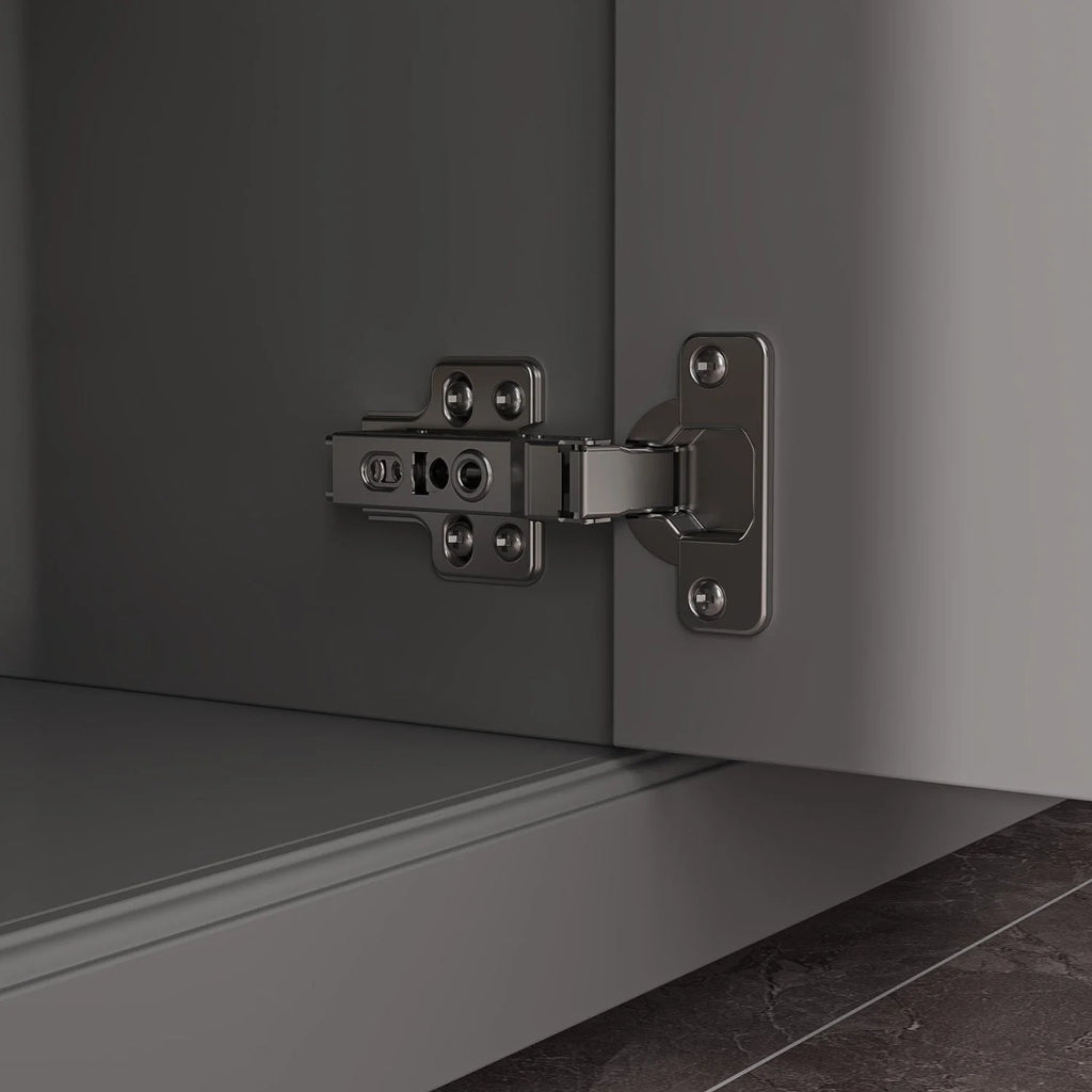 59,1-inch wit buffetdressoir, modern uit het midden van de eeuw, eigentijds, gelakt