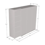Three-Mirror Wardrobe