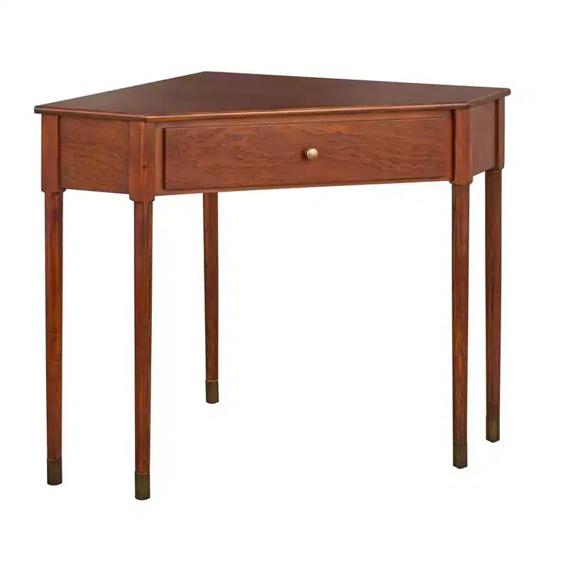 Lifestorey 1 Drawer Mesa Mid-Century Modern Corner Desk