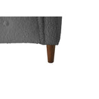 Storage Bench for Bedroom End of Bed Rolled Armed Velvet Ottoman Couch Long Bench