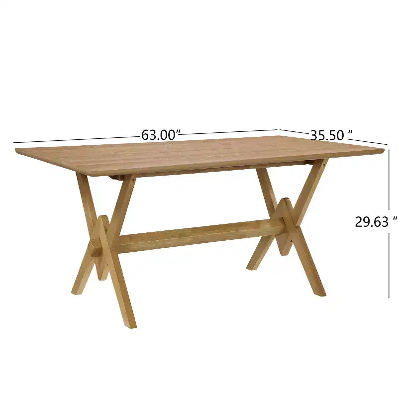 Ensemble de salle à manger moderne du milieu du siècle Simon de Christopher Knight Home, 5 pièces, en bois d’hévéa, avec chaises rembourrées en bouclé