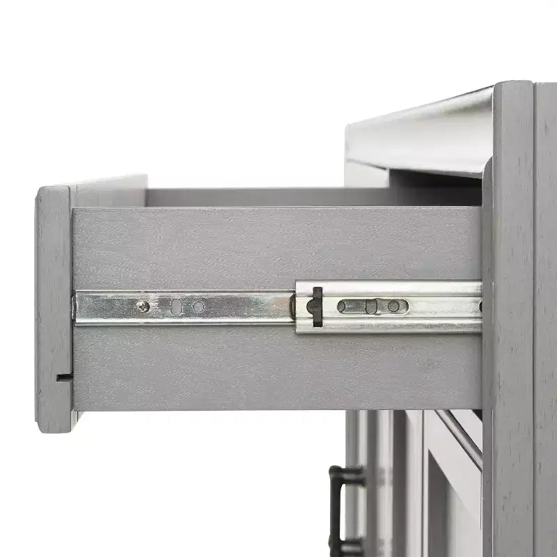 Ensemble 3 pièces Tara de buffet et meuble garde-manger finition vieillie - Crosley