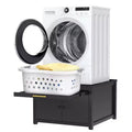 Black / White Heavy-Duty Metal Washer & Dryer Pedestal Stand ?C Single Unit, Anti-Vibration