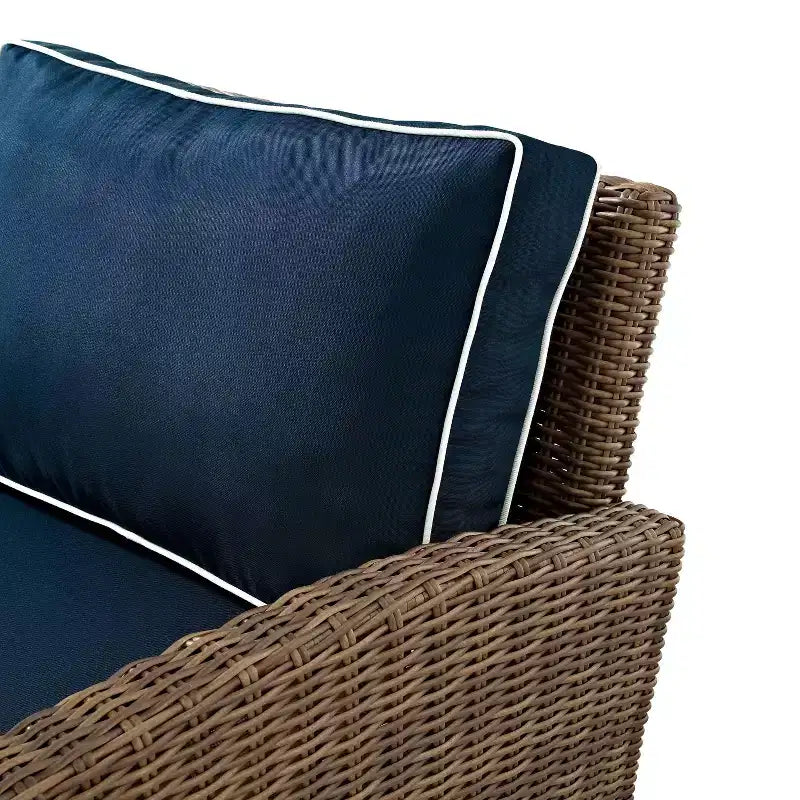 Ensemble de conversation 4 pièces Bradenton en résine tressée pour extérieur – Crosley