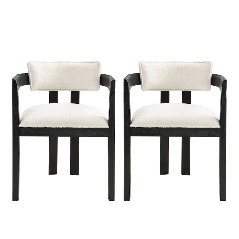 Chaise de salle à manger moderne et raffinée Conrad avec accoudoirs, par Christopher Knight Home