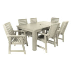 HIGHWOOD PROFESSIONAL 7-teiliges Garten-Ess-Set 42x72