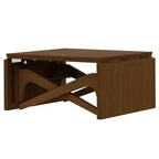 2-in-1-Couchtisch, ausziehbarer Esstisch, höhenverstellbarer Tisch für Zuhause und Büro, platzsparend – ModernLuxe