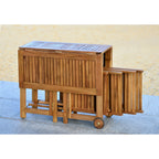 SAFAVIEH Brandy 5-teiliges Outdoor-Esszimmerset – 43 B x 35 T x 29 H