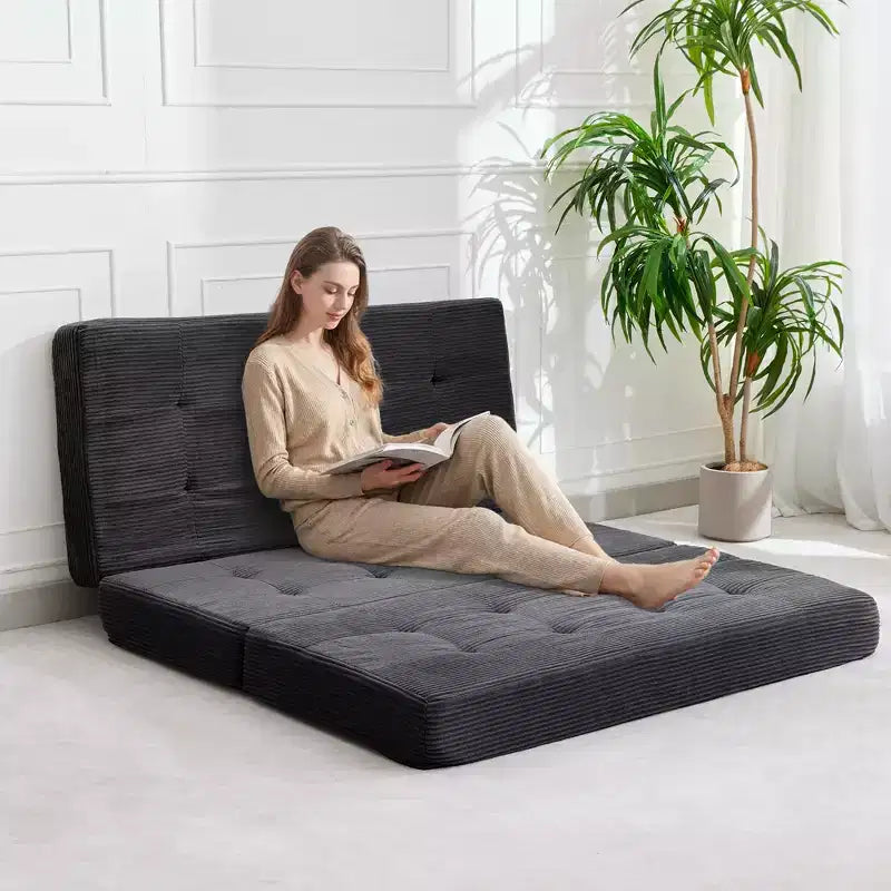 39x75 dreifach faltbares Schlafsofa aus Memoryschaum, 6-fach gesteppte Matratze