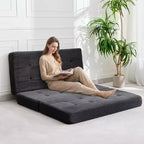 39x75 dreifach faltbares Schlafsofa aus Memoryschaum, 6-fach gesteppte Matratze