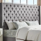Naples-Kopfteil mit Knopfheftung und Wingback-Design, nur von iNSPIRE Q Artisan