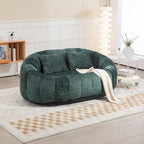 GDFStudio - Canapé relax 2 places Laurel en chenille avec mousse haute densité et confort généreux