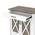 Key-West-Sekretärschreibtisch mit Aufbewahrungsschrank von Bush Furniture