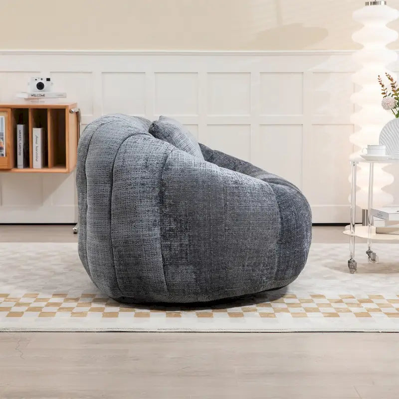 Fauteuil poire en chenille, canapé relaxant