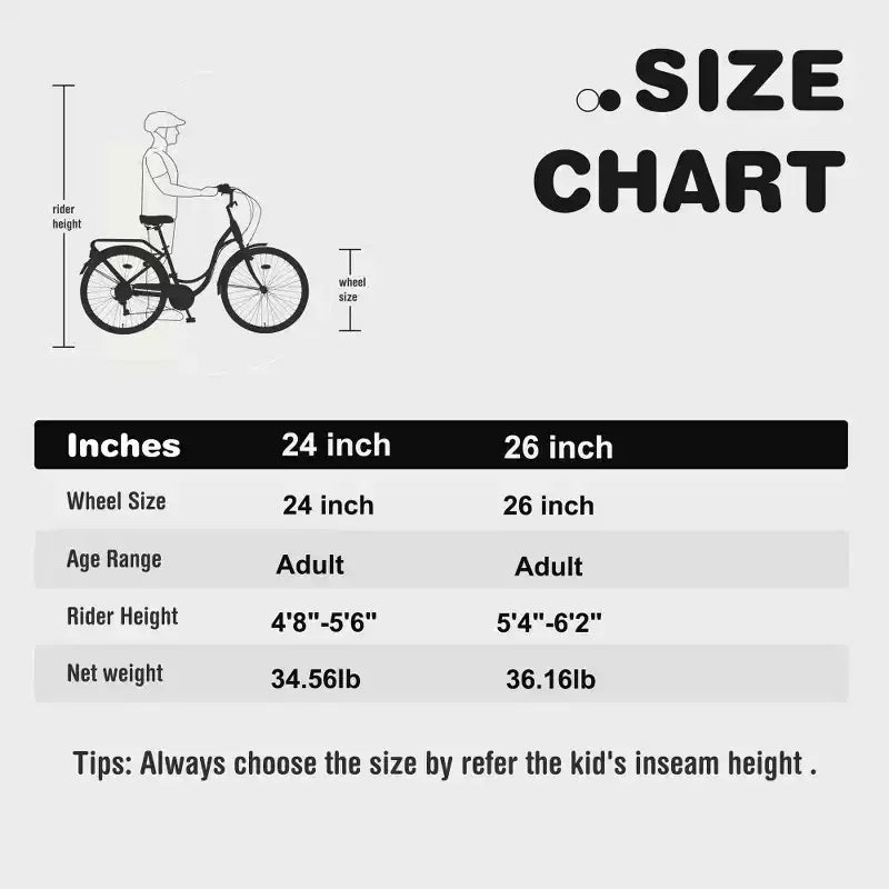 Zeus & Ruta damesfiets van 24 inch met 7 versnellingen en stalen frame