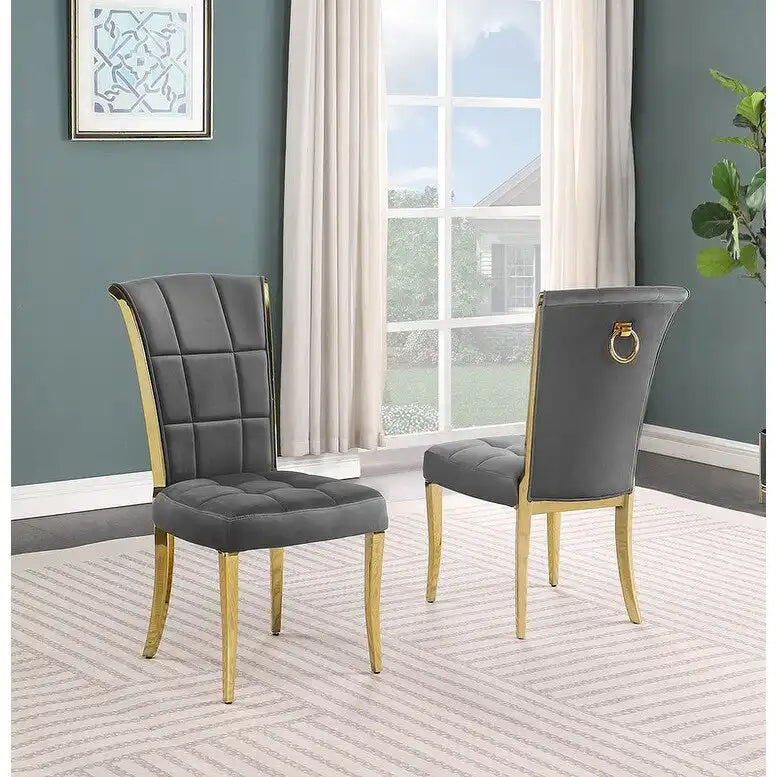 Best Quality Furniture D325-SC324-7 ronde eetkamerset met 5 delen