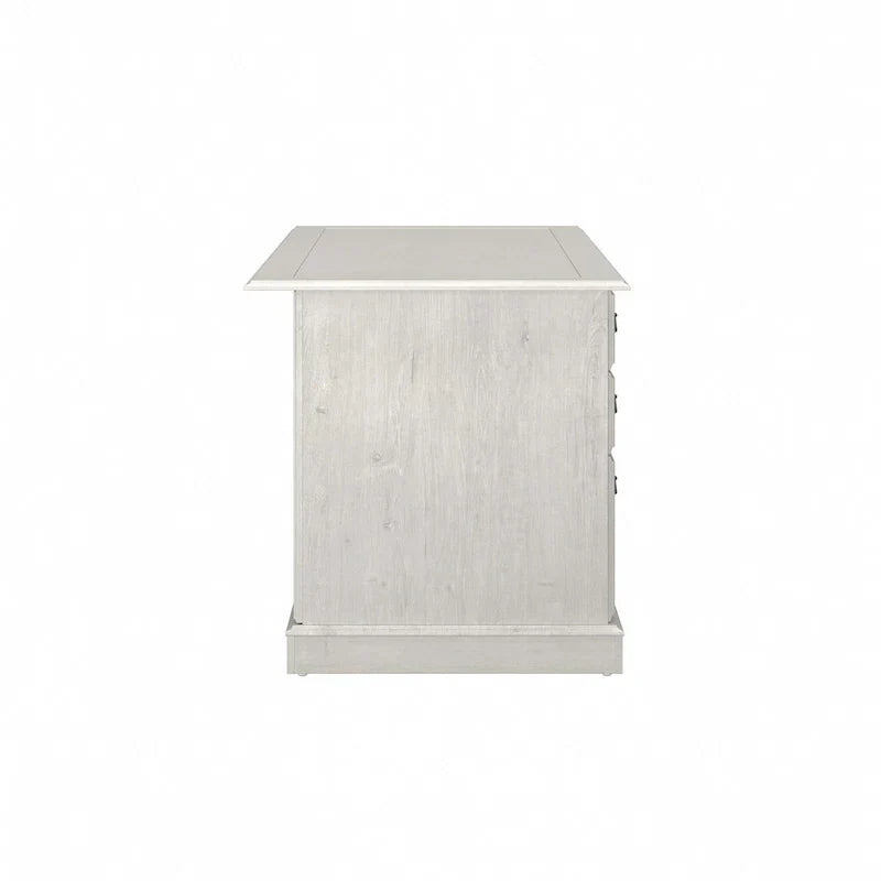 Bush Furniture Saratoga Schreibtisch für Führungskräfte mit Schubladen und Stauraum