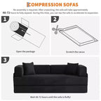 Schlafsofa, 78,8 5-in-1-Klappmatratzen-Couch/Loveseat, formstabiler Stahlrahmen, Cord mit Kissen