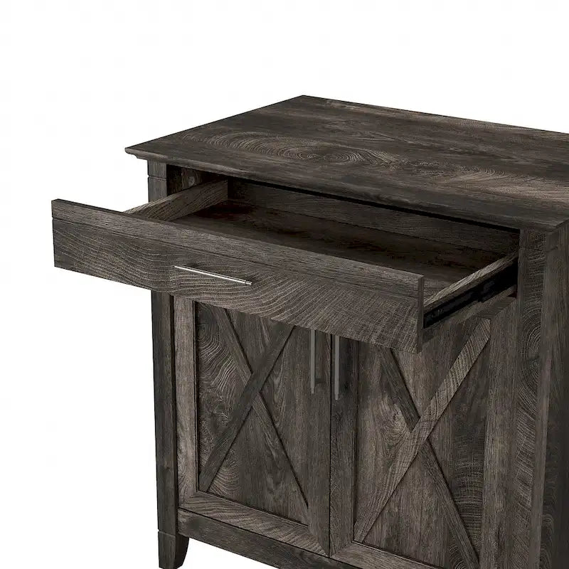 Key-West-Sekretärschreibtisch mit Aufbewahrungsschrank von Bush Furniture