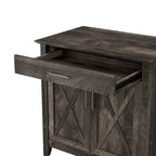 Key-West-Sekretärschreibtisch mit Aufbewahrungsschrank von Bush Furniture