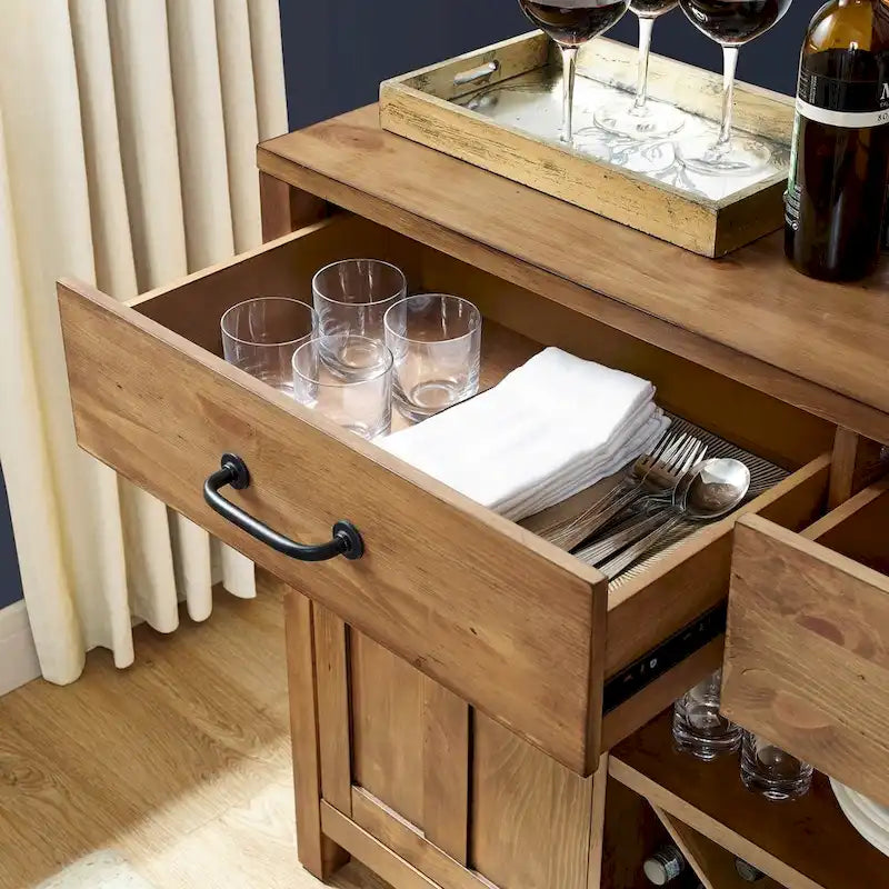 Buffet Crosley Roots finition naturelle - 52 W x 18 D x 36 H
