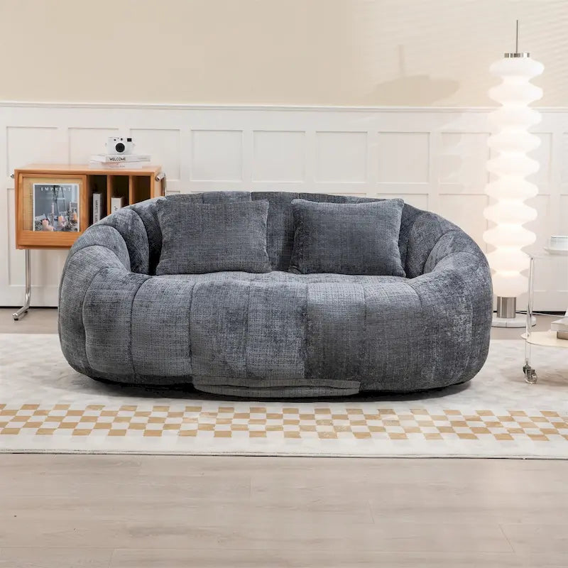 Fauteuil poire en chenille, canapé relaxant