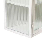 Moderner 2-türiger Wandschrank von Okak mit 3-stufigem Stauraum und Glastüren für Eingangsbereich, Esszimmer, Wohnzimmer oder Küche