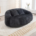 GDFStudio - Canapé relax 2 places Laurel en chenille avec mousse haute densité et confort généreux