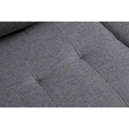 Ecksofa für das Wohnzimmer mit L-förmiger Chaiselongue und Getränkehalter