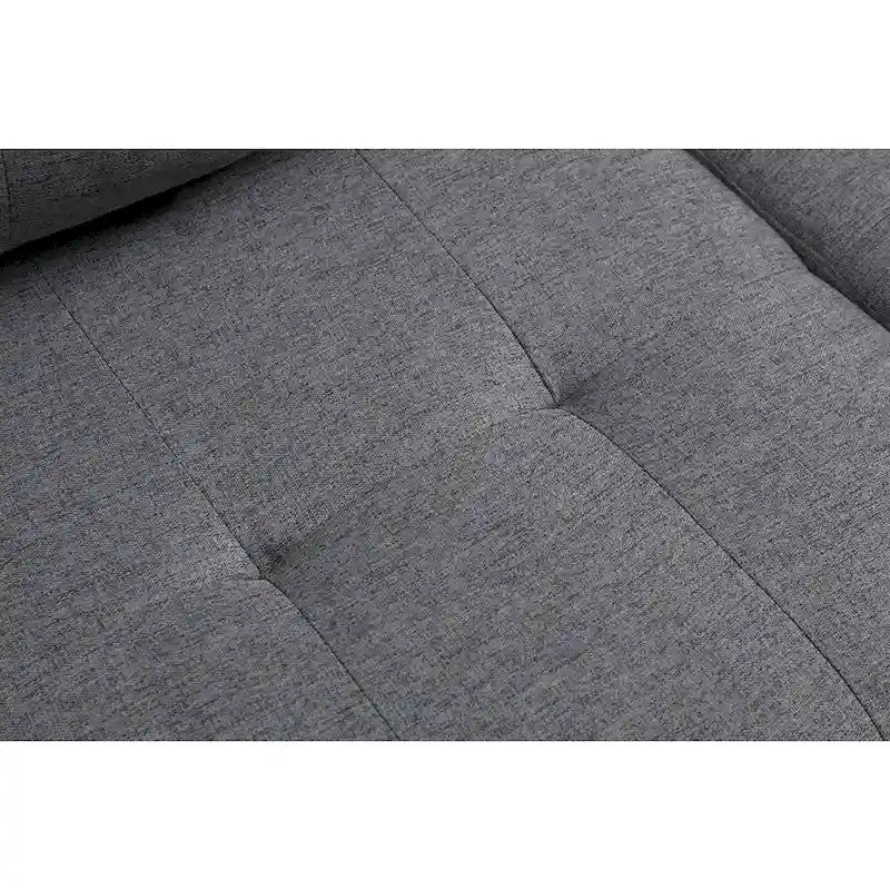 Ecksofa für das Wohnzimmer mit L-förmiger Chaiselongue und Getränkehalter