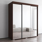 Strick & Bolton Suger 3-door Mirrored Armoire
