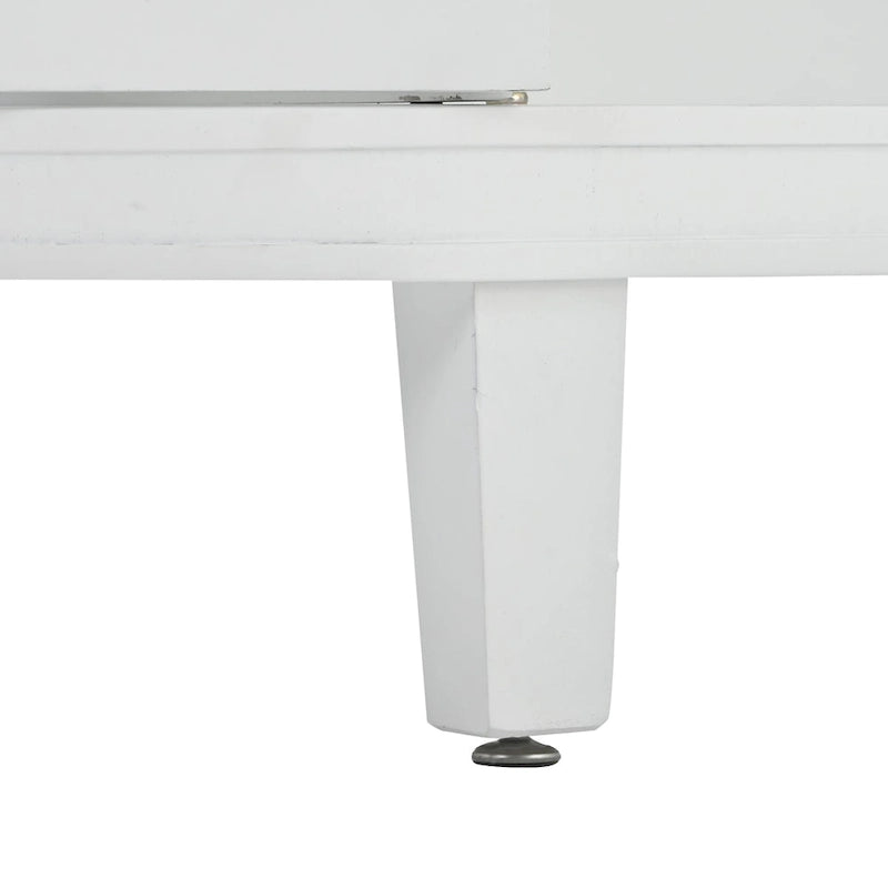 Akzent-Aufbewahrungsschrank Sideboard aus Holz mit Türen mit antikem Muster für Flur, Eingangsbereich, Wohnzimmer und Schlafzimmer