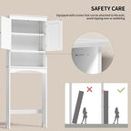 Armoire de rangement pour salle de bains, meuble de rangement pour toilettes, étagère de salle de bains au-dessus des toilettes, toilettes gain de place