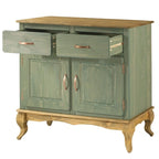 Wood Buffet Sideboard Green