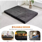 39x75 dreifach faltbares Schlafsofa aus Memoryschaum, 6-fach gesteppte Matratze