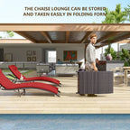 Kullavik 3-teiliges Outdoor-Loungesessel-Set