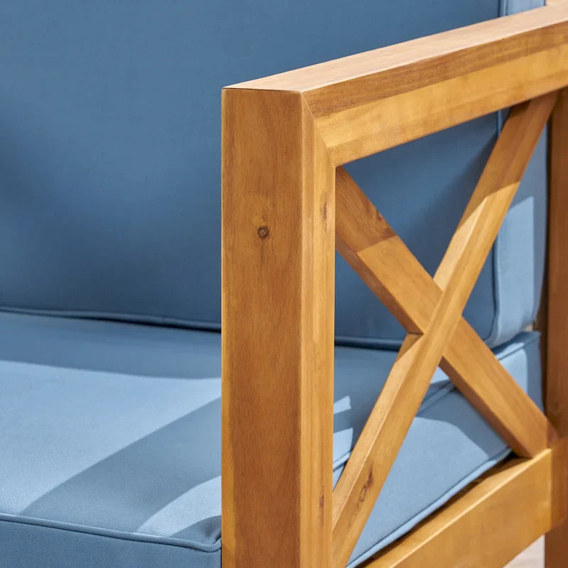 Brava 6-teiliges Outdoor-Set aus Akazienholz von Christopher Knight Home