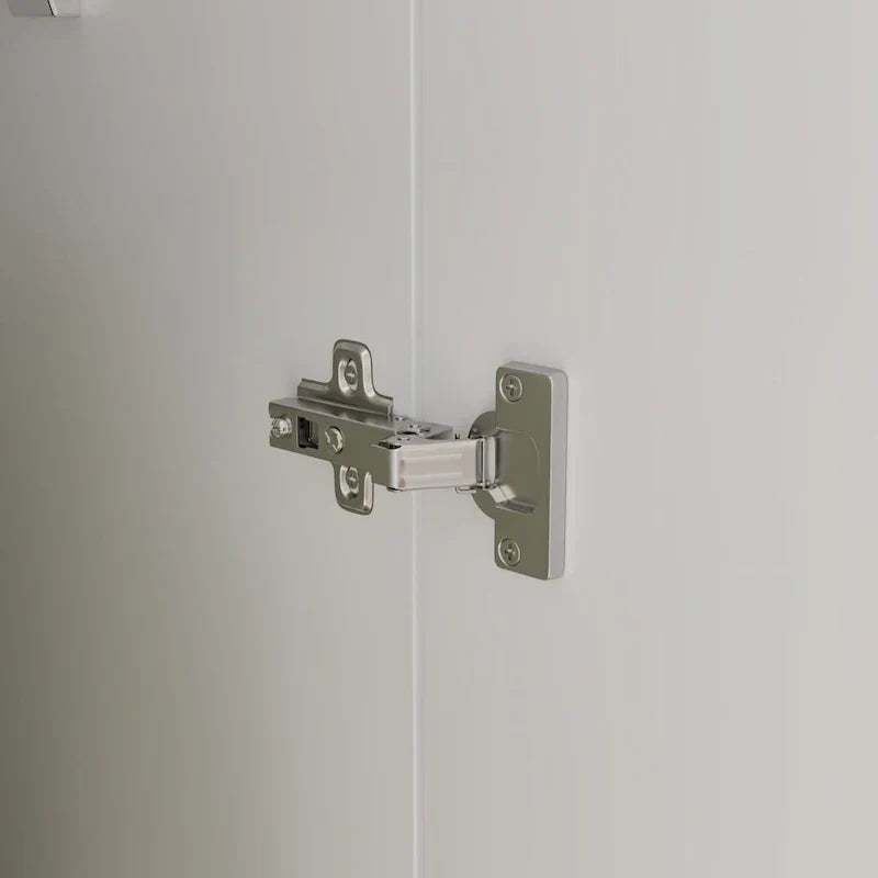 Freistehender Schlafzimmerschrank mit 2 Türen und Kleiderstange