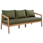 Christopher Knight Home Sunny Modernes 5-teiliges Sitzset aus Akazienholz mit rechteckigem Tisch mit Lattenplatte und 7 Sitzplätzen