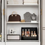 Armoire-penderie de 93,9/74,2 pouces de hauteur avec espace de suspension, tiroirs et rangements
