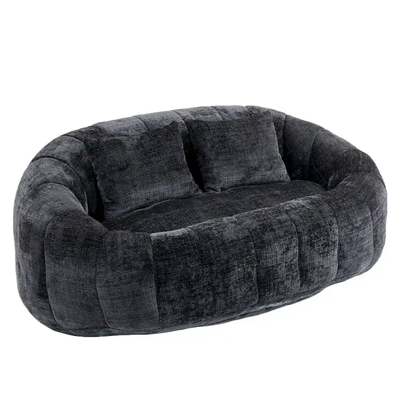 GDFStudio - Canapé relax 2 places Laurel en chenille avec mousse haute densité et confort généreux