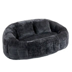 GDFStudio - Canapé relax 2 places Laurel en chenille avec mousse haute densité et confort généreux