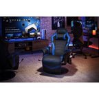 Fauteuil de gaming inclinable avec repose-pieds