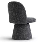 Set aus 6 modernen, um 360° drehbaren, armlehnenlosen Esszimmerstühlen mit Sockelbasis, eleganten Akzentstühlen für Küche, Esszimmer oder Büro – Panipeachy