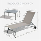 Twee loungestoelen voor buiten met 1 tafel