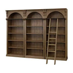 94-teiliges traditionelles hohes Bücherregal-Set, Stratton-Kollektion, Braun – Martin Furniture