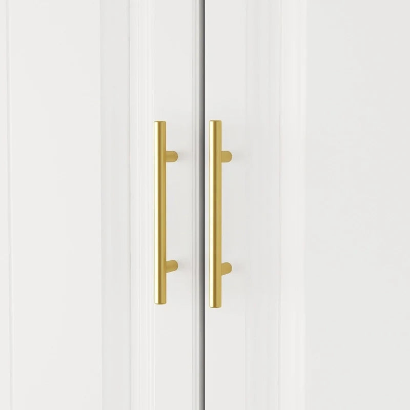 Armoire-penderie de 93,9/74,2 pouces de hauteur avec espace de suspension, tiroirs et rangements